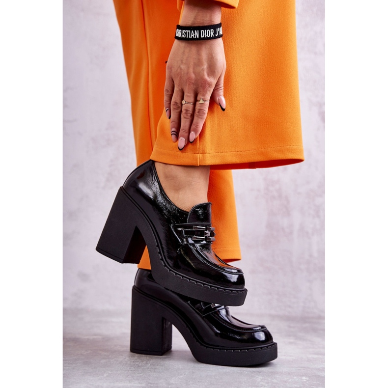 Step in style Cipele Model Jaime 20116 Black Lakier - Zakoračite sa stilom crna 1