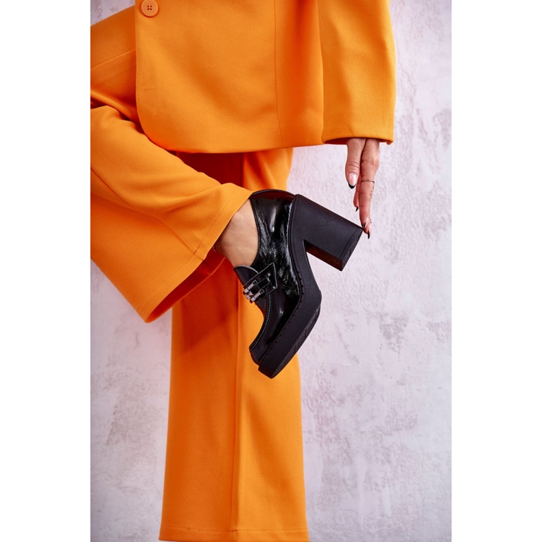 Step in style Cipele Model Jaime 20116 Black Lakier - Zakoračite sa stilom crno 2