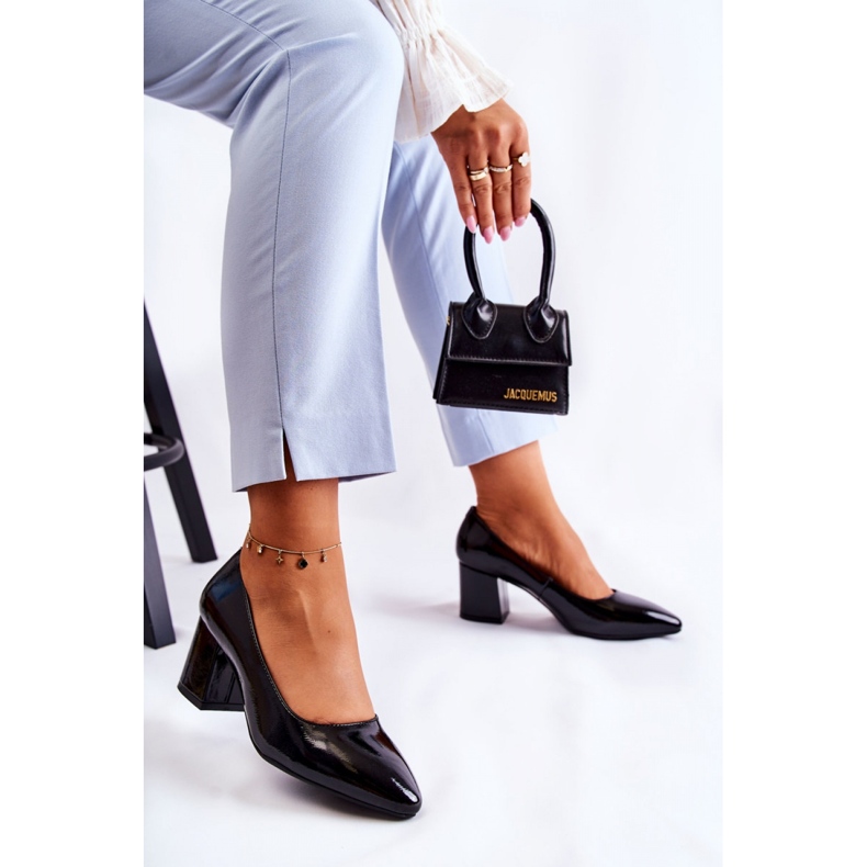 Step in style Cipele Model Sergio Leone PB411 Black Lakier - Zakoračite sa stilom crna 2