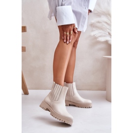 Step in style Čizme Model Lewski 3611 Svijetlo bež - Zakoračite sa stilom 1