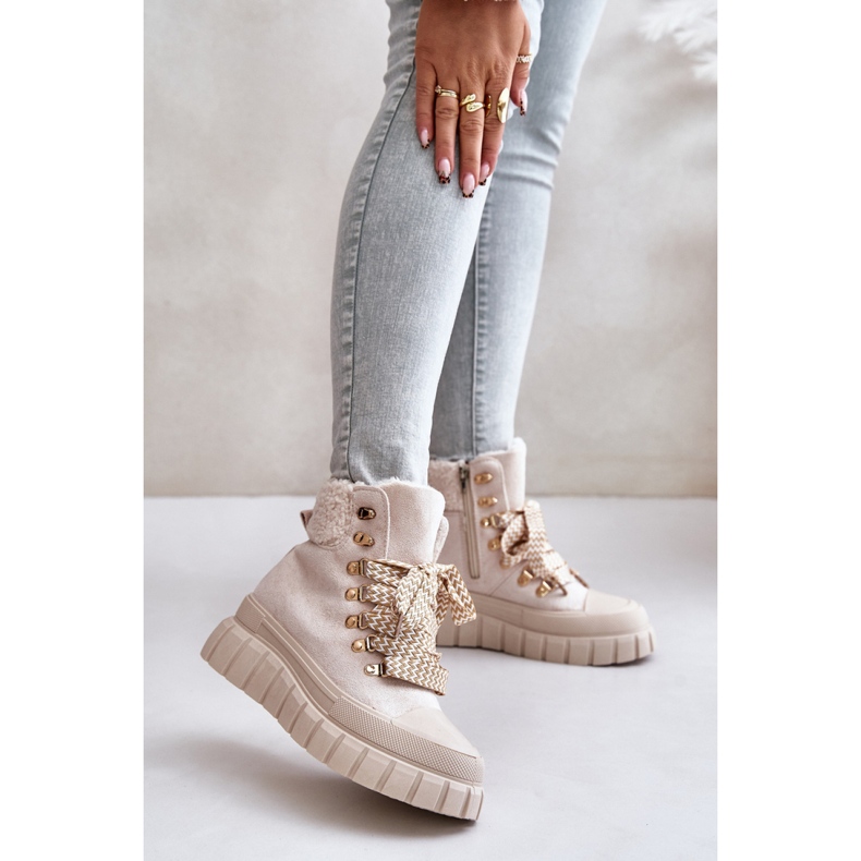 Step in style Čizme Model Alcyhen 24BT26-7929 Bež - Zakoračite sa stilom 1