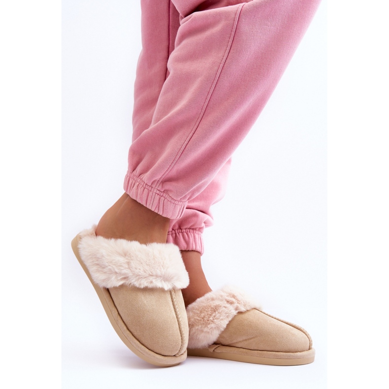 Step in style Papuče Model Pinky BO-609 Light Beige - Zakoračite sa stilom bež 2