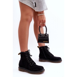 Step in style Workers Model Asteoris H1080 Black Suede - Zakoračite sa stilom crna 1