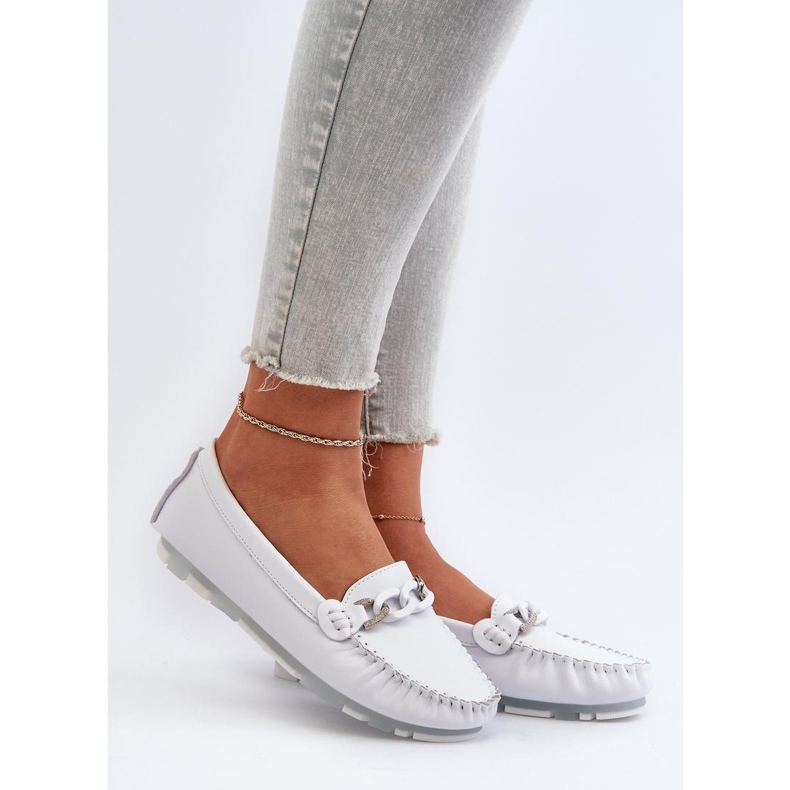 Step in style Mokasine Model S.Barski LR339 Bijele - Zakoračite sa stilom bijela 1