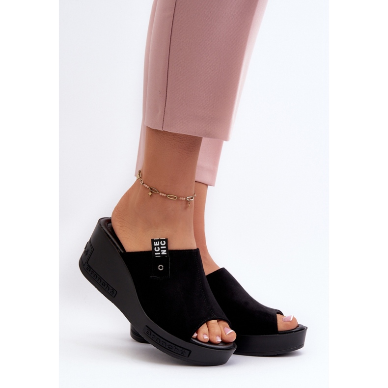 Step in style Japanke za sandale Model Vleni 58291 Crna - Koračite sa stilom 1