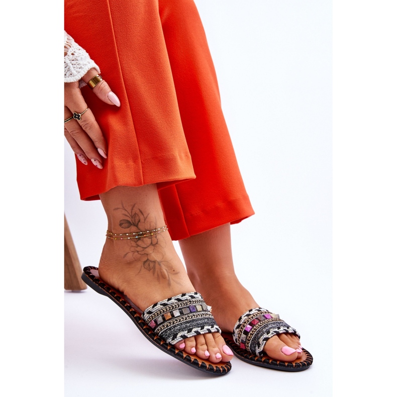 Step in style Japanke za sandale Model Bellisa CK270P crne - Zakoračite sa stilom crna 1