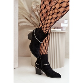 Step in style Čizme Model Hanalen NS356 Black - Zakoračite sa stilom crna 1