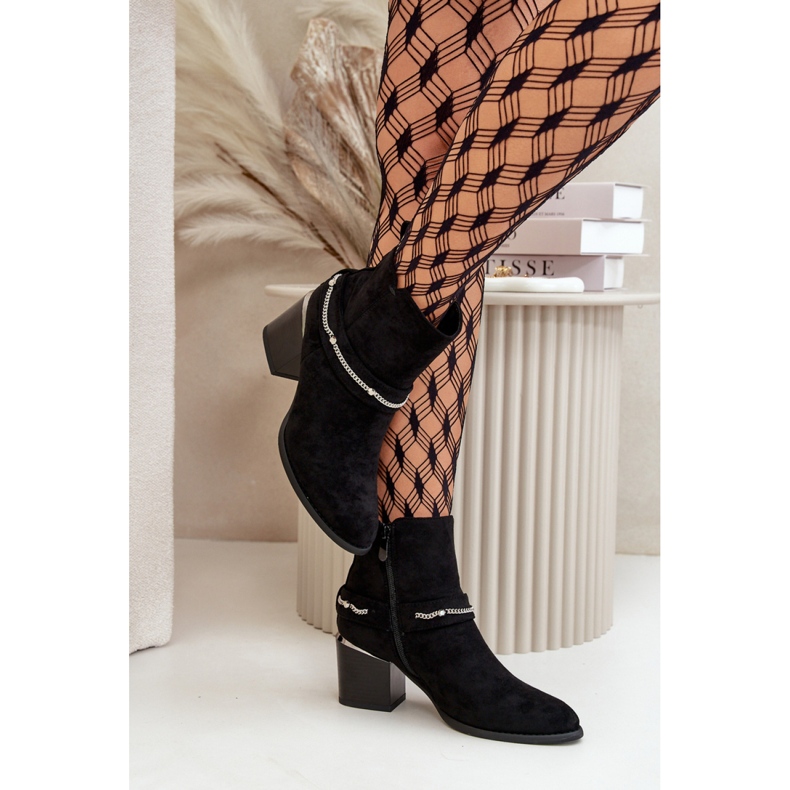 Step in style Čizme Model Hanalen NS356 Black - Zakoračite sa stilom crno 1