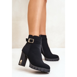 Step in style Čizme Model Taitra HB-258 Black - Zakoračite sa stilom crna 1