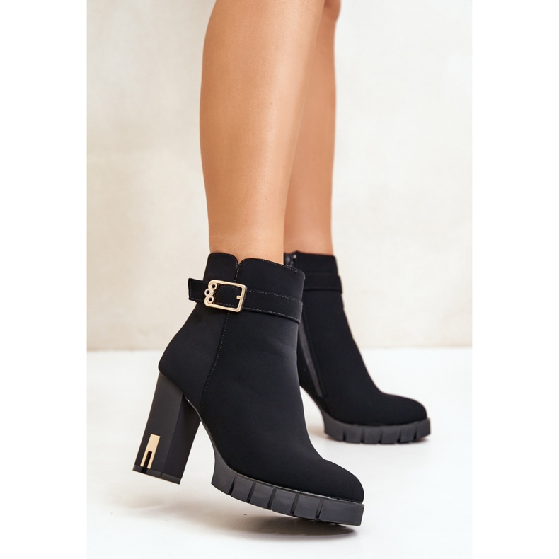 Step in style Čizme Model Taitra HB-258 Black - Zakoračite sa stilom crno 1