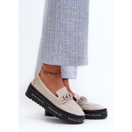 Step in style Mokasine Model S.Barski LR618 Bež - Zakoračite sa stilom 1