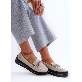 Step in style Mokasine Model S.Barski LR618 Bež - Zakoračite sa stilom 2