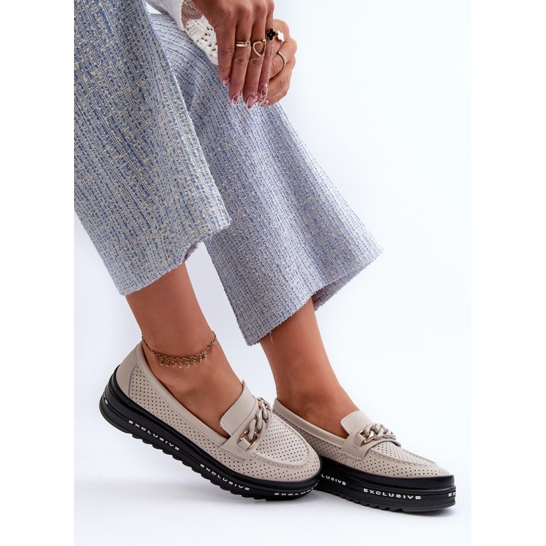 Step in style Mokasine Model S.Barski LR618 Bež - Zakoračite sa stilom 2