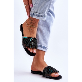 Step in style Japanke za sandale Model S.Barski KV-576-4 crne - Zakoračite sa stilom crna 1