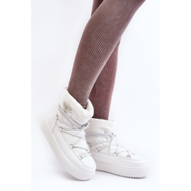 Step in style Čizme za snijeg Model Fleure NB606 Bijela - Zakoračite sa stilom 1