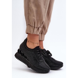 Step in style Sportske cipele Model Da MR38-377 crne - Zakoračite sa stilom crna 1