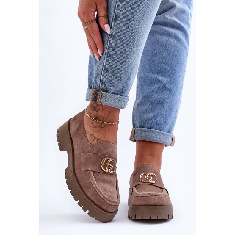 Step in style Cipele Model Rosefalls 20153 Dark Beige Suede - Zakoračite sa stilom bež 1