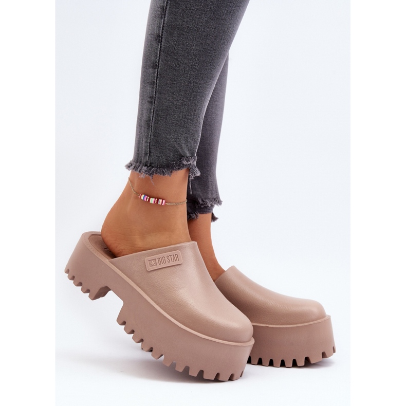 Step in style Japanke za sandale Model Big Star NN274016 Bež - Zakoračite sa stilom 1