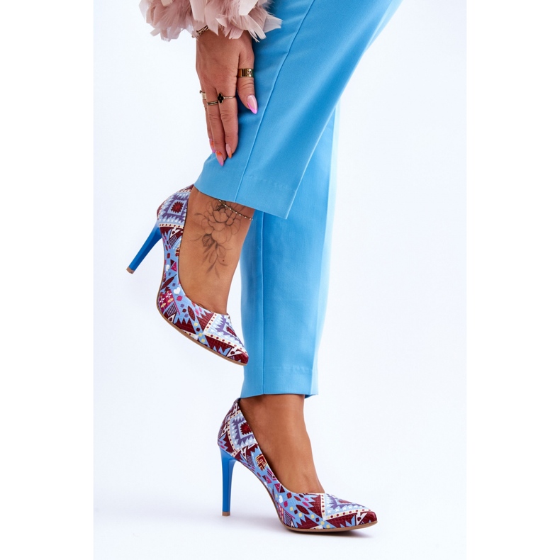 Step in style Visoke potpetice Model Cipele Lewski 2659 Plavo/Crveno - Zakoračite sa stilom raznobojna 2