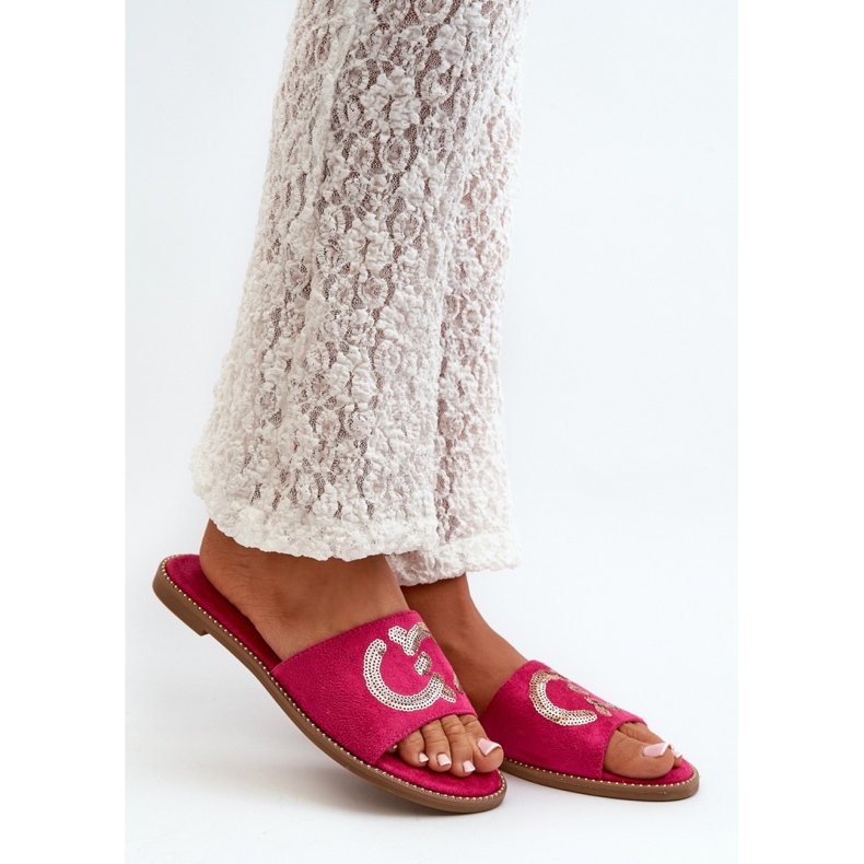 Step in style Japanke za sandale Model S.Barski KV27-052 Fuchsia - Zakoračite sa stilom ružičasta 1