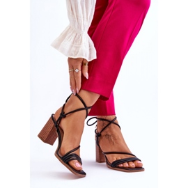 Step in style Sandale Model Seyna H8-380 Black - Zakoračite sa stilom crno 1