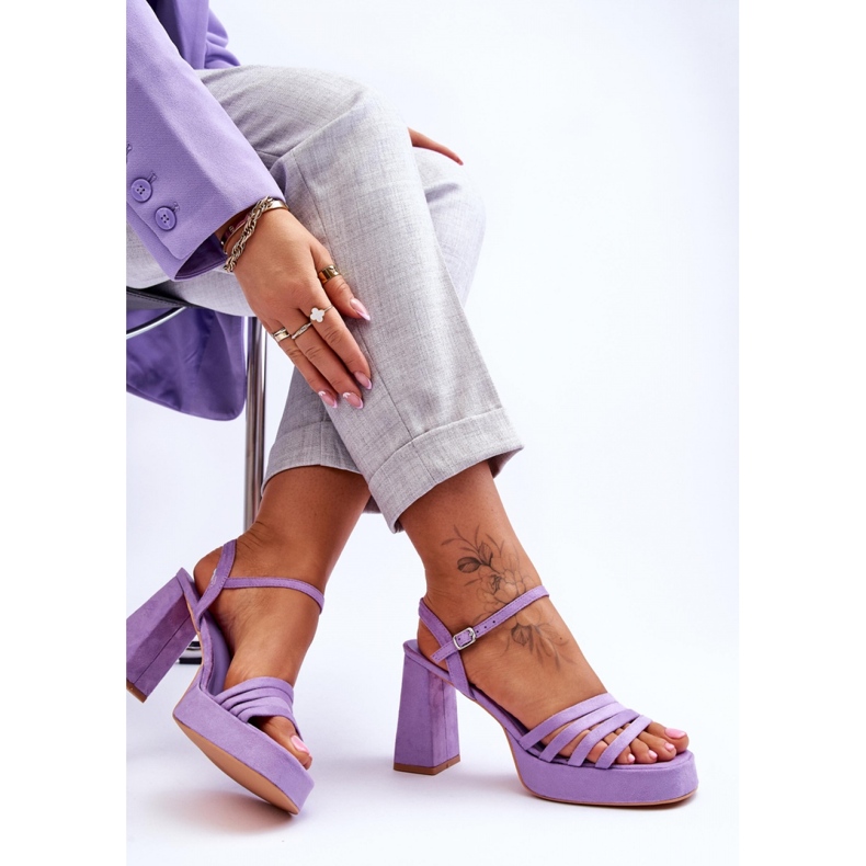 Step in style Sandale Model Verda ZY222 Violet - Zakoračite sa stilom ljubičasta 1