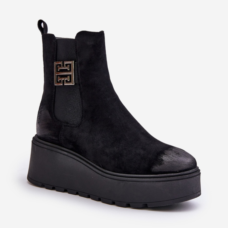 Step in style Chelsea čizme Model Vinceza 58339 Black - Zakoračite sa stilom crna 2