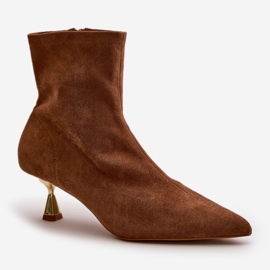 Step in style Čizme Model Irithare GP12 Camel - Zakoračite sa stilom smeđa 2