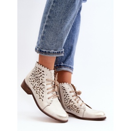 Step in style Čizme Model Zazoo 2871/004 Zlatne - Zakoračite sa stilom žuta boja 1