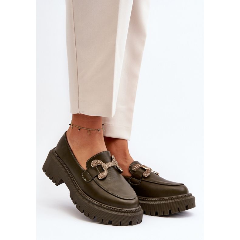 Step in style Mokasine Model Gargi H8-309 Tamnozelene - Zakoračite sa stilom zelena 1