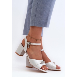 Step in style Sandale Model Narhi 20241 Srebrne - Zakoračite sa stilom siva 1