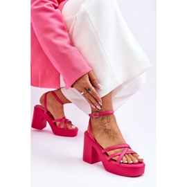 Step in style Sandale Model Shemira 78-130 Fuchsia - Zakoračite sa stilom ružičasta 2