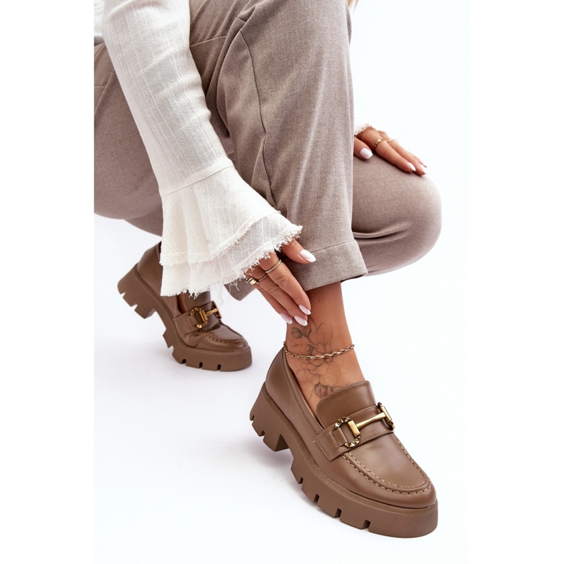 Step in style Cipele Model Peuria 2644-3 kaki koža - Korak sa stilom bež 2