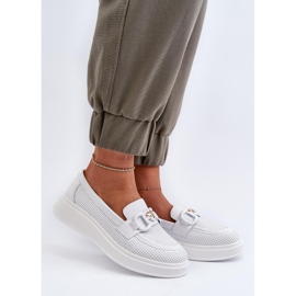 Step in style Mokasine Model S.Barski LR720 Bijele - Zakoračite sa stilom bijela 1