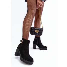 Step in style Čizme Model Menoria DA108P Black - Zakoračite sa stilom crno 1