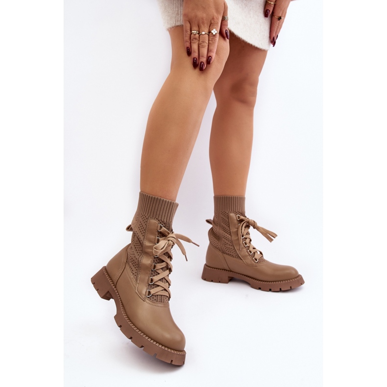 Step in style Čizme Model Gentiana 8573A Brown - Zakoračite sa stilom smeđa 1