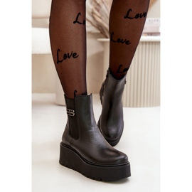 Step in style Čizme Model Zazoo 60498 Black - Zakoračite sa stilom crna 1