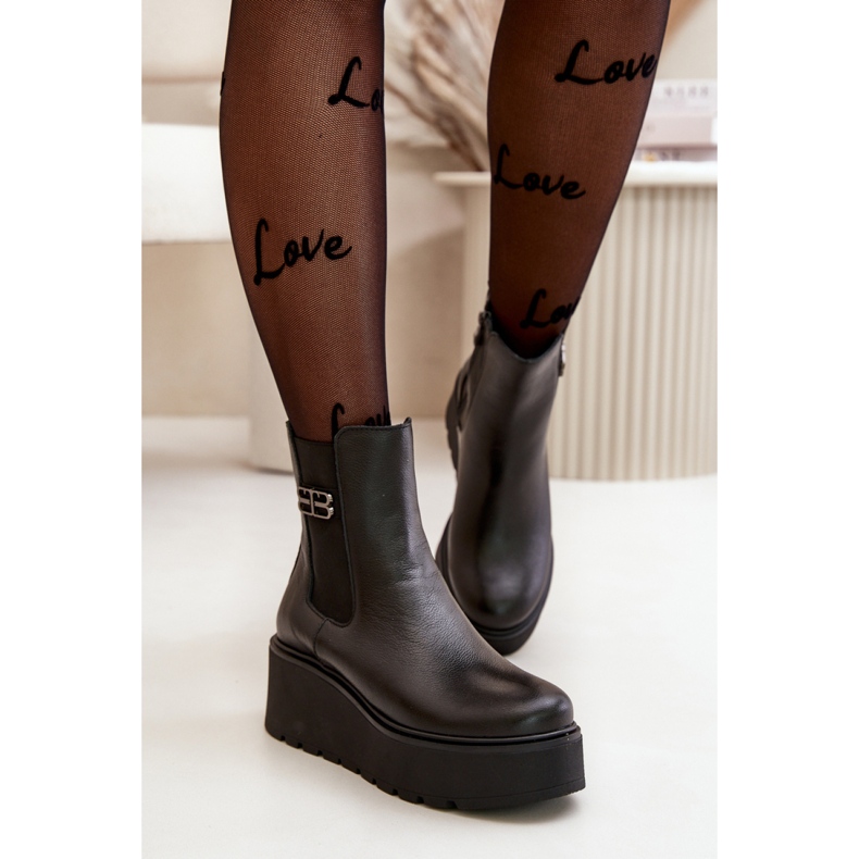 Step in style Čizme Model Zazoo 60498 Black - Zakoračite sa stilom crno 1