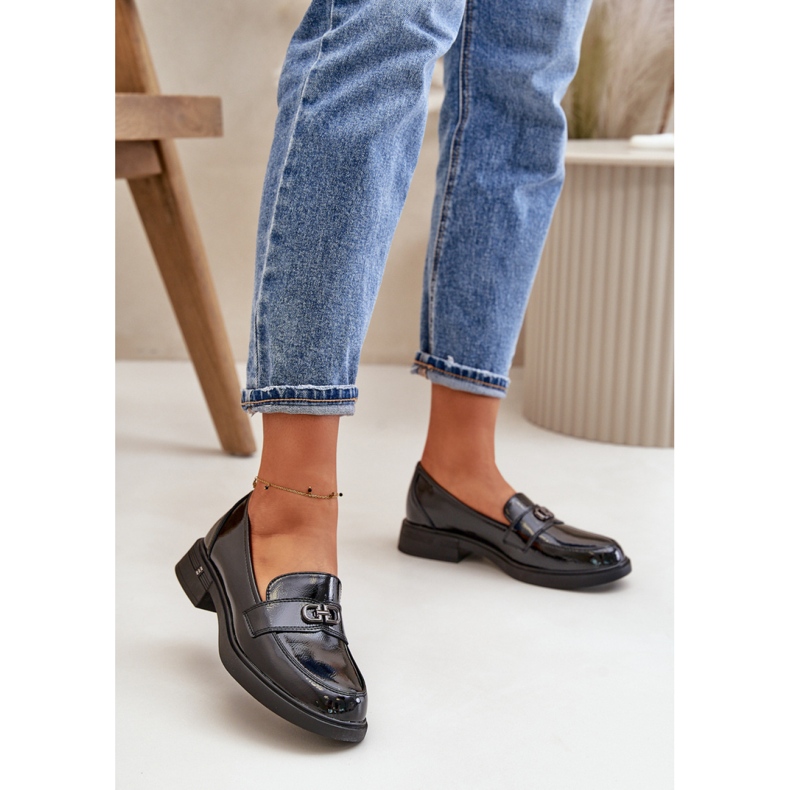 Step in style Mokasine Model Vinceza 58409 Crni lak - Zakoračite sa stilom crna 1