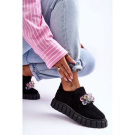 Step in style Sportske cipele Model Desire NB615 Black Suede - Zakoračite sa stilom crna 2