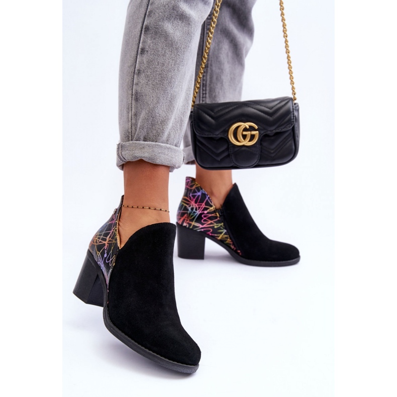 Step in style Čizme Model Maciejka 04492-99 Crna koža - Zakoračite sa stilom crno 2