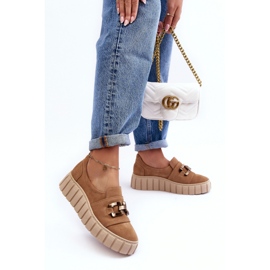 Step in style Cipele Model Lewski 3398 Tamno bež - Zakoračite sa stilom 1