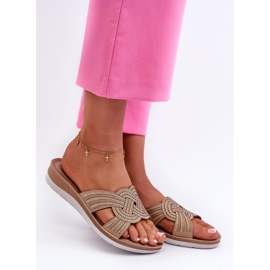 Step in style Japanke za sandale Model Inblu BV000037 Bež - Zakoračite sa stilom 1