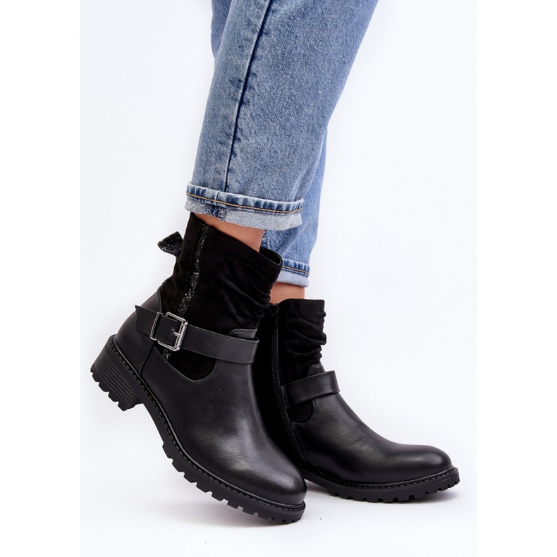 Step in style Čizme Model Cillolis M667 Black - Zakoračite sa stilom crno 1