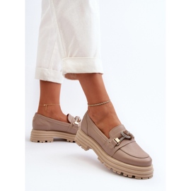 Step in style Natikače Model Laura Messi 2780/252 Tamno bež - Zakoračite sa stilom 1