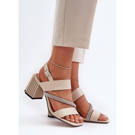 Step in style Sandale Model Da MR38-549 Bež - Zakoračite sa stilom 1