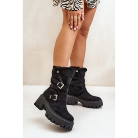 Step in style Čizme Model Nerelisa QH7825 Black - Zakoračite sa stilom crno 1