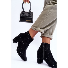 Step in style Čizme Model Antede L08-206 Black Suede - Zakoračite sa stilom crno 2