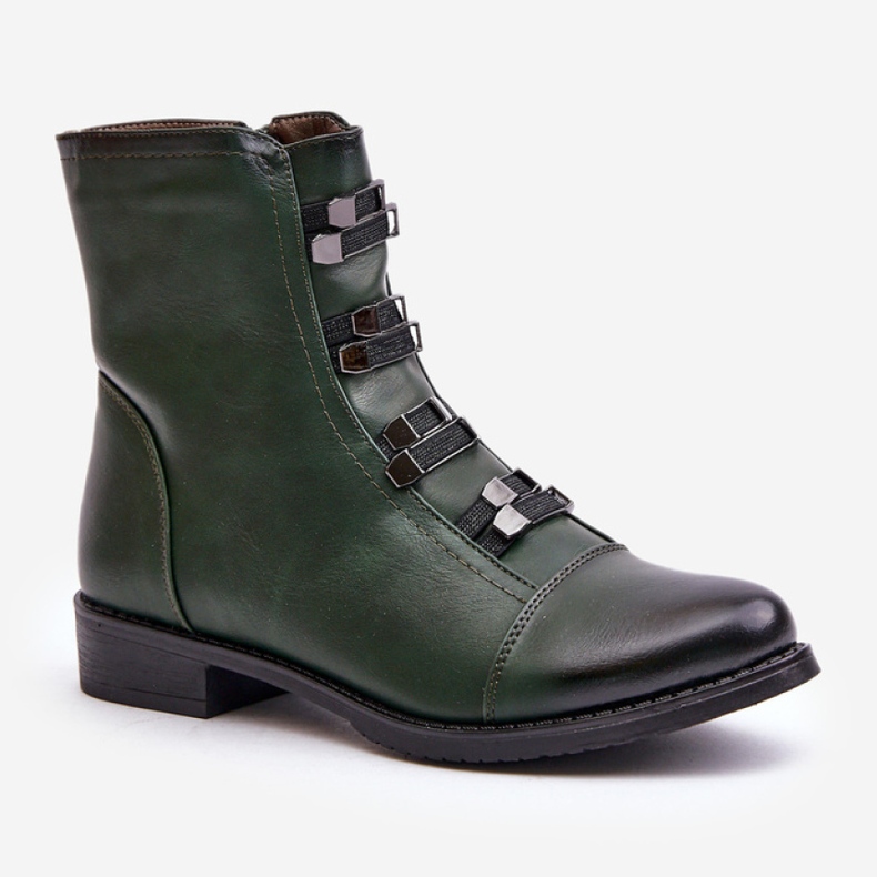 Step in style Čizme Model Evalith ASA62-30 Green - Zakoračite sa stilom zelena 2
