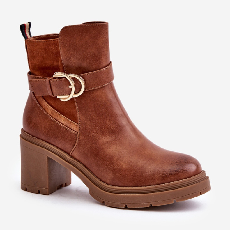Step in style Čizme Model Inabelle M767 Camel - Zakoračite sa stilom smeđa 2